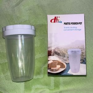 Plastic Mesh Sifter Dusting Cup